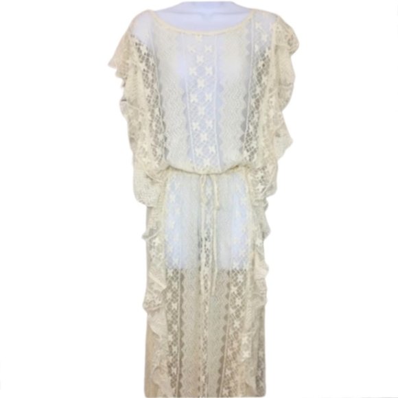 Jessica Simpson Other - NWT Jessica Simpson Long Lace Cover-up, L